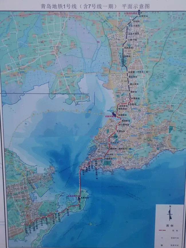 官宣!青岛地铁1号线南段9月空载试运行(图1) 3-210QGI92TW.png