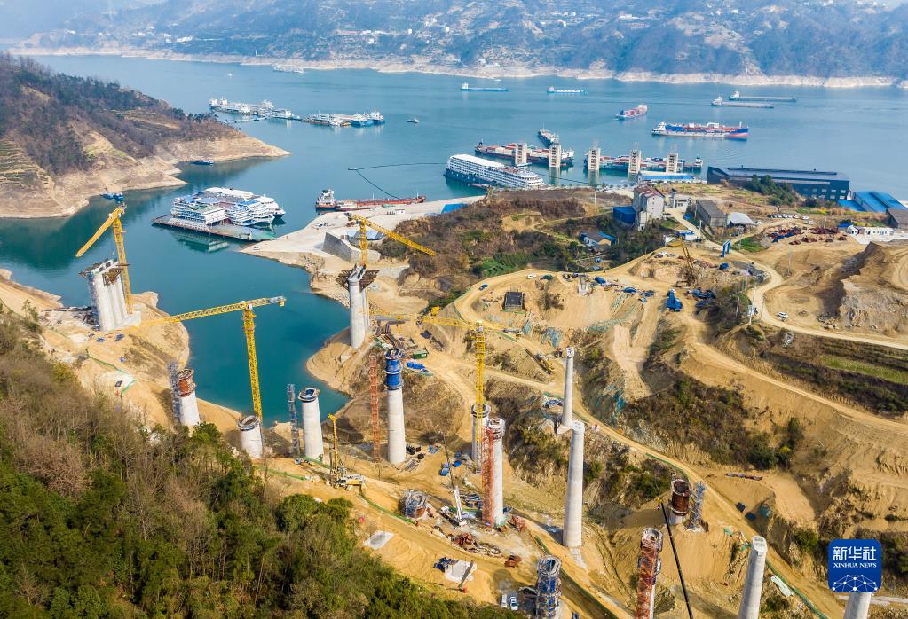 湖北宜昌:三峡枢纽茅坪港疏港铁路加紧建设(图1) 湖北宜昌:三峡枢纽茅坪港疏港铁路加紧建设(图1)