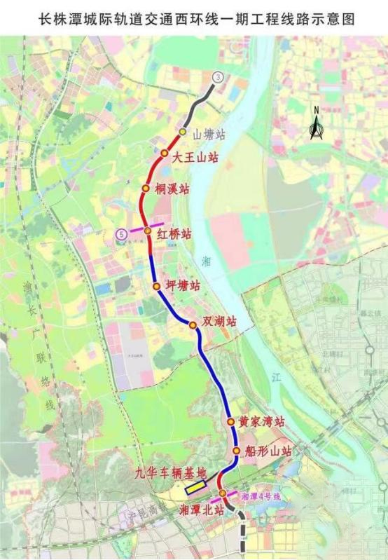 长株潭城际轨道交通西环线一期工程将于6月底实现载客运营!(图1) 3-2305300SG94X.jpg
