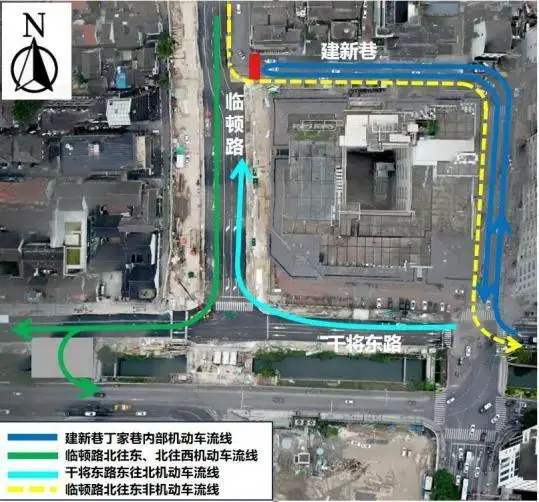 轨道6号线临顿路建新巷路口施工期间交通出行提示(图2) 3-2310230U553325.jpg
