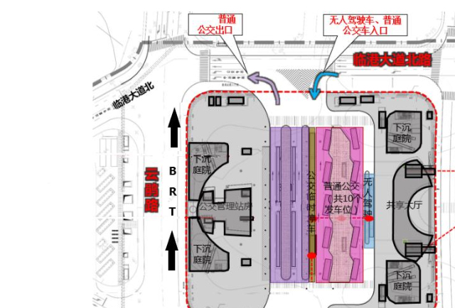 上海滴水湖地铁站枢纽改建工程开工,预计明年6月20日竣工(图2) 3-23112914053V36.jpg
