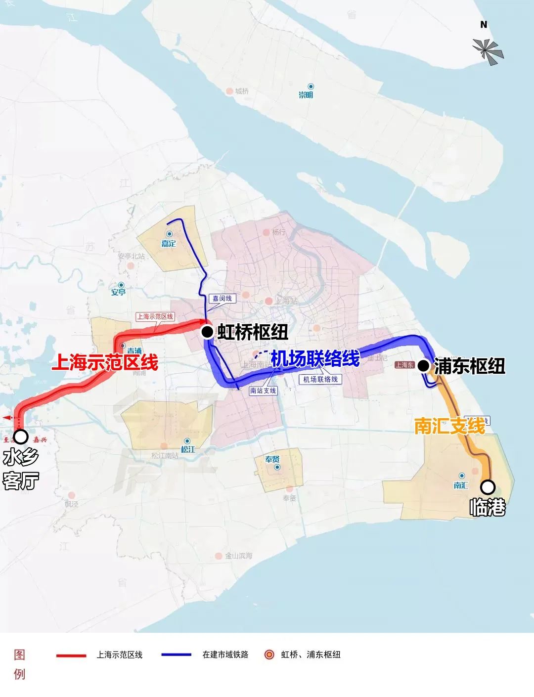 上海机场联络线首车运抵上海,预计今年年底开通运营!(图2) 3-24012609211D25.jpg