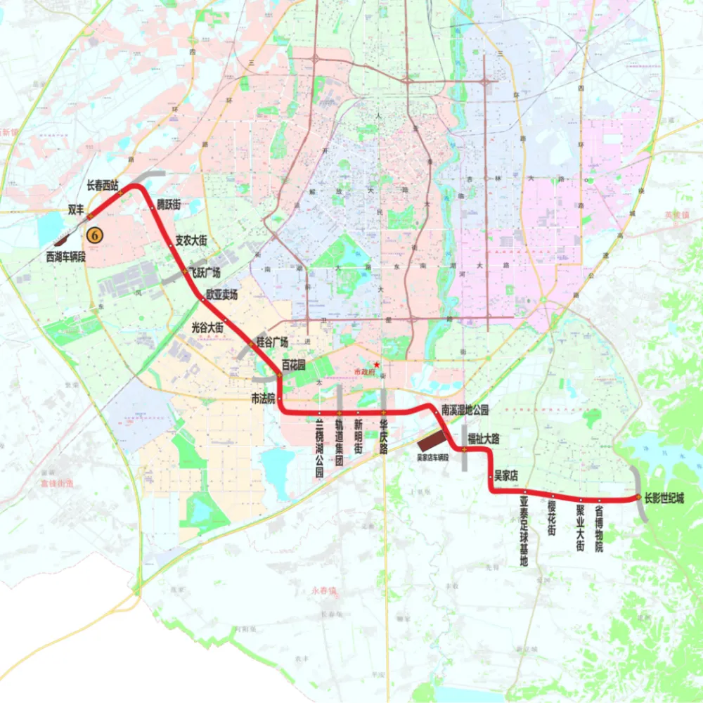 长春轨道交通6号线将于3月28日9时26分开通运营(图1) 3-24032G54529327.png
