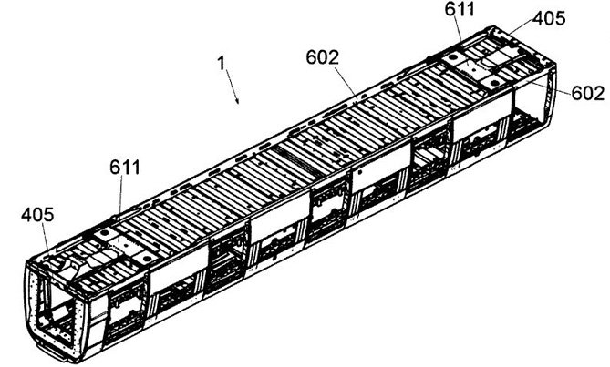 专利:碳纤维复合材料轨道车辆车体(图3) 3-2406200U232C7.jpg