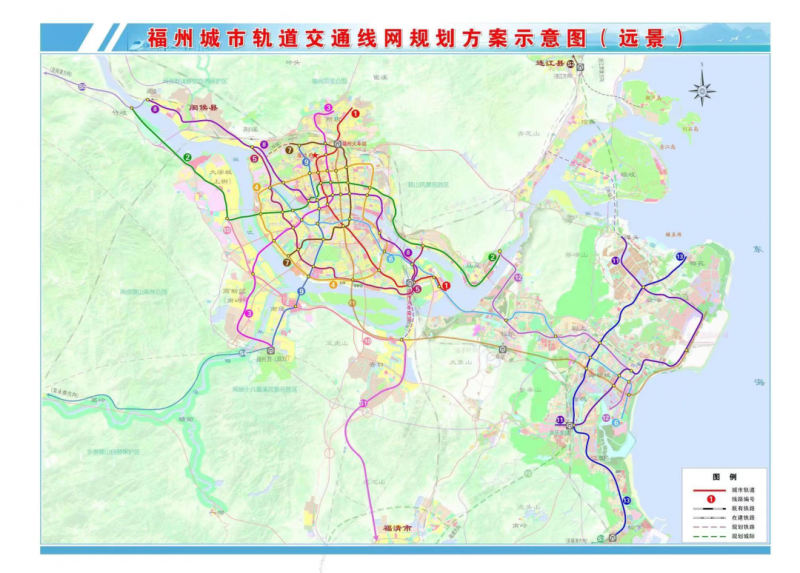 最新城市轨道交通线网规划获市政府批复(图2) 最新城市轨道交通线网规划获市政府批复(图2)