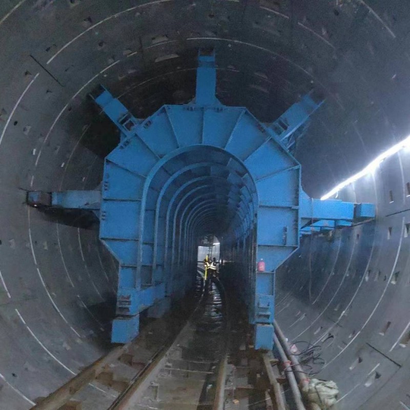 地铁3号线西北环河山街站至河松街站盾构区间正式进入垂直叠落段掘进施工阶段(图1) 地铁3号线西北环河山街站至河松街站盾构区间正式进入垂直叠落段掘进施工阶段(图1)