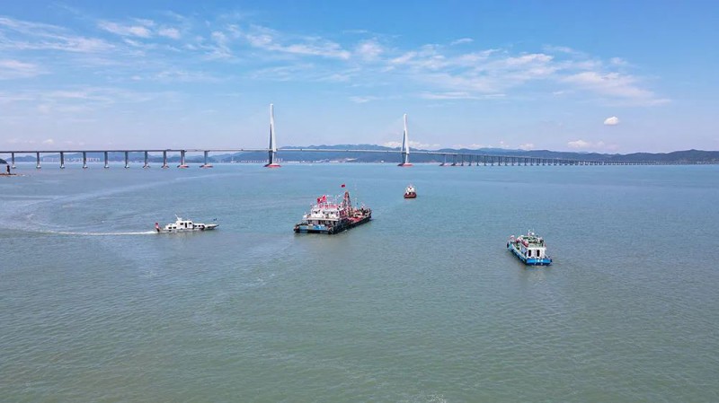 市域铁路象山线启动海域勘察作业(图1) 市域铁路象山线启动海域勘察作业(图1)