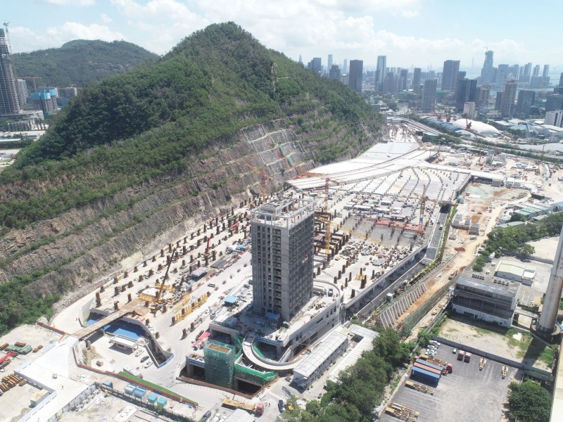 地铁12号线赤湾停车场主体工程完工,深圳最大地铁停车场年底即将建成(图1) 地铁12号线赤湾停车场主体工程完工,深圳最大地铁停车场年底即将建成(图1)