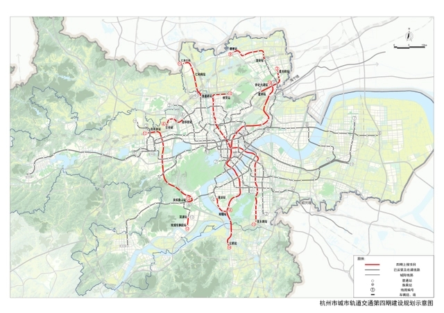 地铁四期建设规划获批,线路走向图公布(图1) 地铁四期建设规划获批,线路走向图公布(图1)