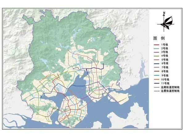 轨道 交通线网规划(2021-2035年)获批复(图1) 轨道 交通线网规划(2021-2035年)获批复(图1)