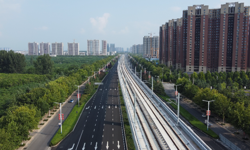 郑许市域铁路五一前具备初期运营条件(图1) 郑许市域铁路五一前具备初期运营条件(图1)