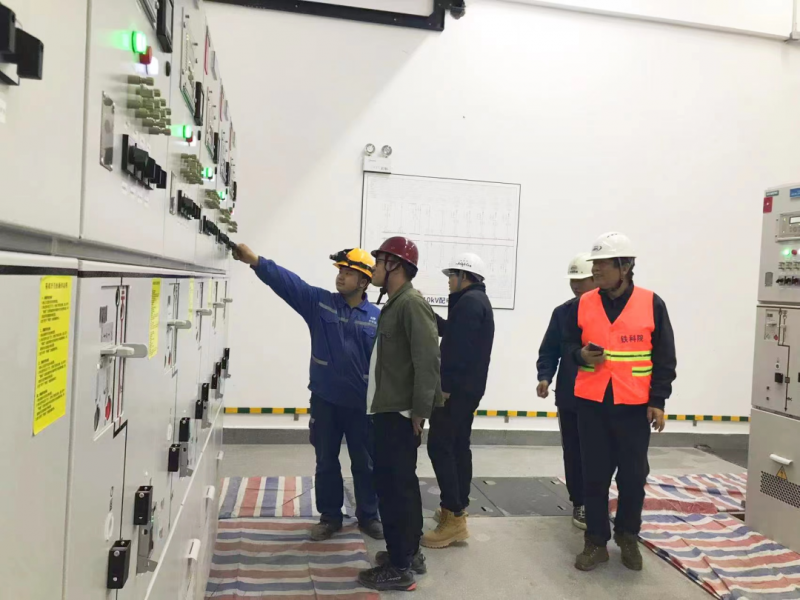 市域铁路S2线汀田车辆段10kV配电所受电成功(图1) 市域铁路S2线汀田车辆段10kV配电所受电成功(图1)