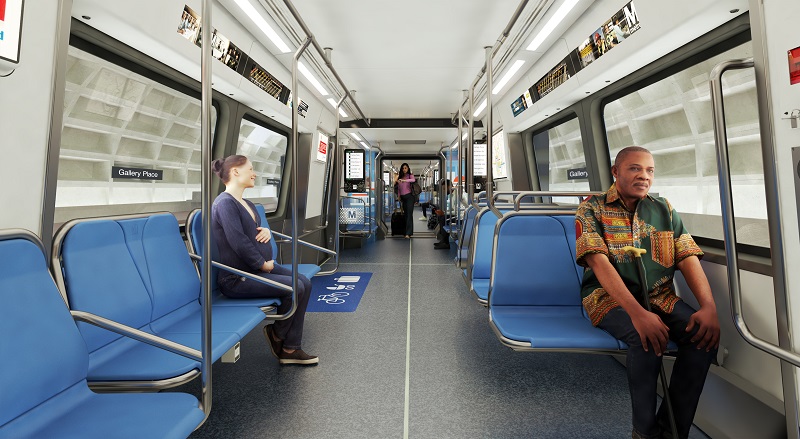 华盛顿地铁展示了未来列车的设计(图2)