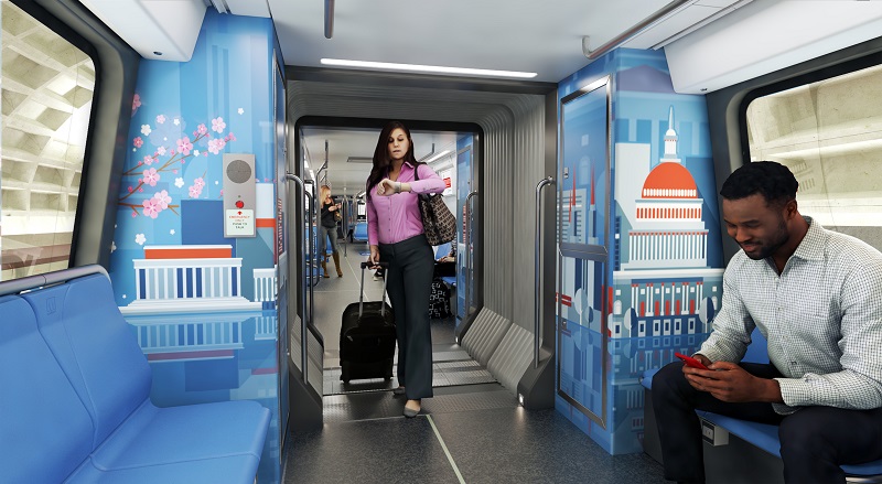 华盛顿地铁展示了未来列车的设计(图4)