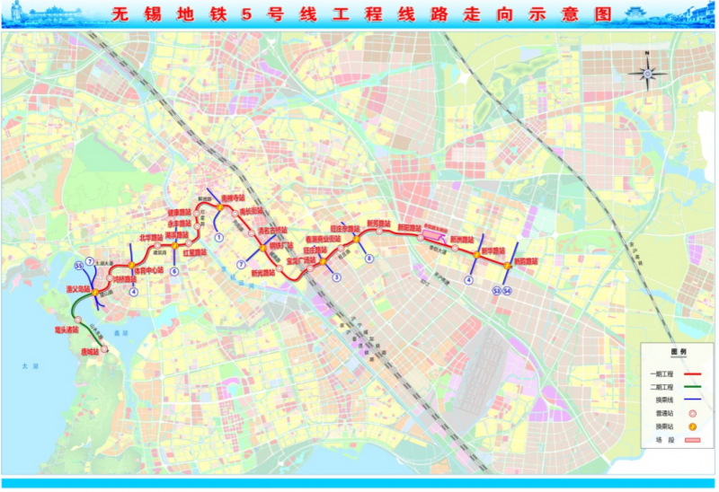 地铁5号线一期工程可行性研究报告获批(图1)
