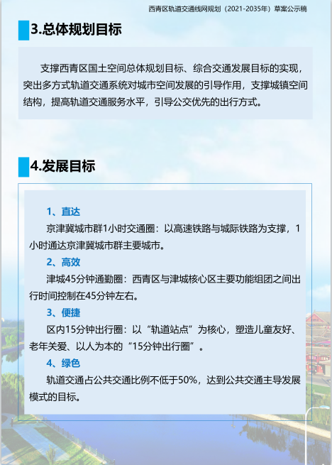 西青区轨道交通线网规划（2021—2035年）草案公示 含三条市域线(图3)