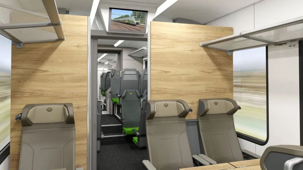 匈牙利11辆新城际列车设计图出炉(图2)