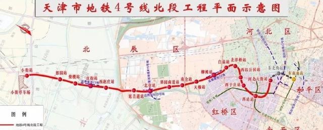 天津地铁4号线北段开工建设(图2)