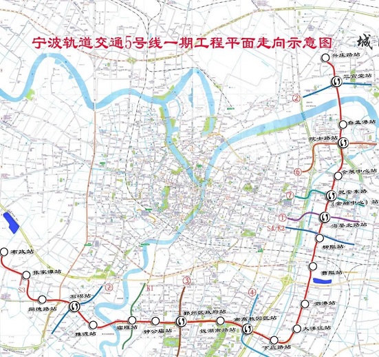 宁波轨道交通5号线泗曹区间双线贯通(图2)