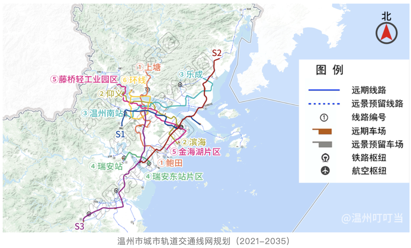 温州地铁可能真的要来了！这里规划建设9条轨道交通线(图1)