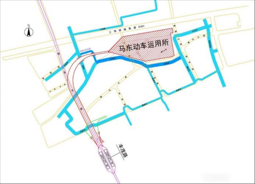 【嘉闵线】马东动车运用所环评报批前公示(图1)