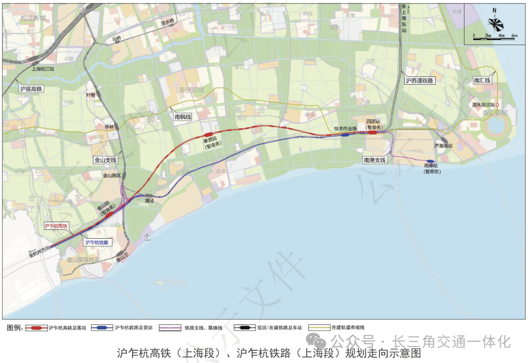 沪乍杭高铁（浙江段）规划选址公示，正线长度142公里！(图2)