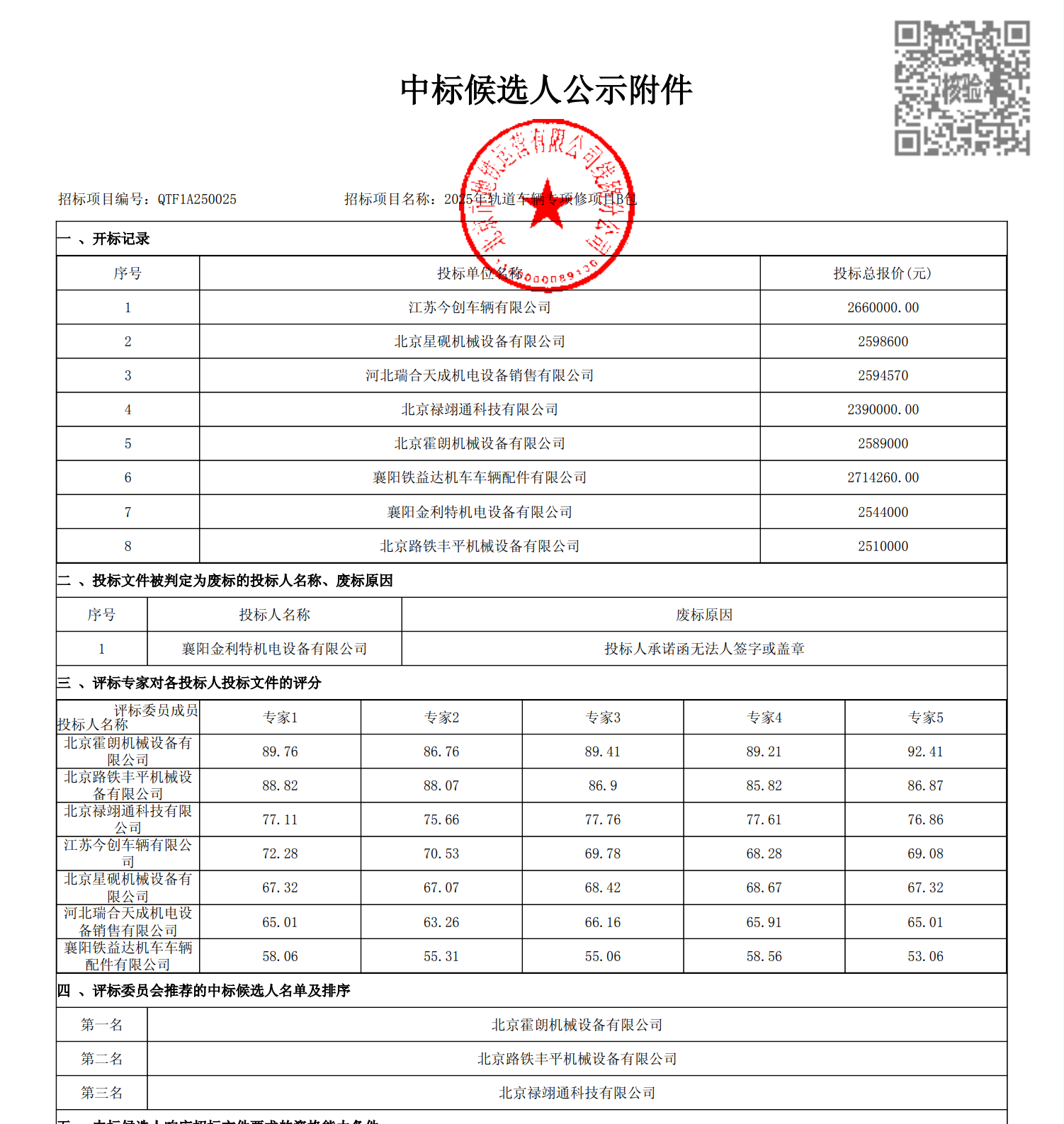 中标丨648.77万！北京地铁2025年轨道车辆专项修项目中标(图2)