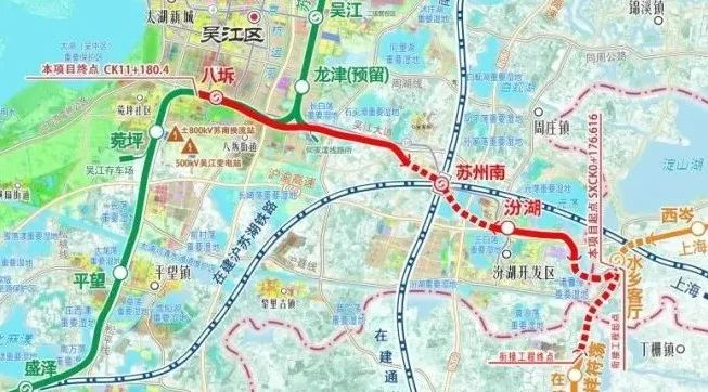 时速160水乡旅游线城际铁路江苏段今年开工(图3)